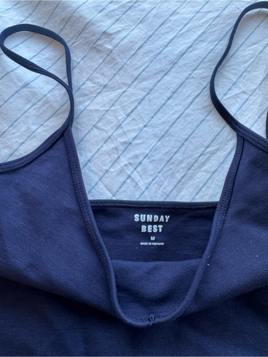 Sunday Best Other - Sunday Best / Aritzia Women's Navy Cropped Tank Top